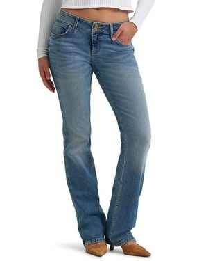 Wrangler Low Rise Bootcut Jeans - Blue