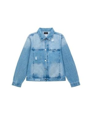 RTA Valentiano Boxy Denim Jacket - Blue