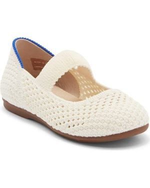 Rothy's Kids' Mary Jane Flat - White