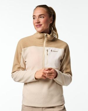 COTOPAXI Abrazo Fleece Half-Zip Jacket - Natural