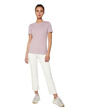 Rebody Active Pima Go Short Sleeve Top - Multicolor
