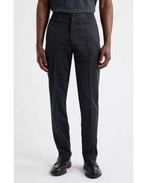 Bugatchi Soft Touch Pintuck Knit Pants - Gray