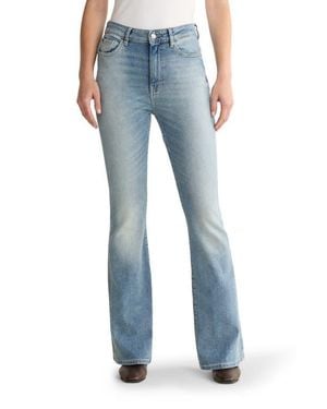 WARP+WEFT Nao High Waist Bootcut Jeans - Blue