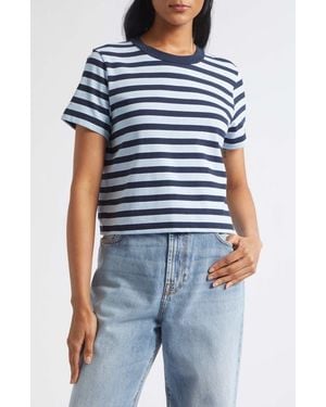 FRAME The Boxy T-Shirt - Blue