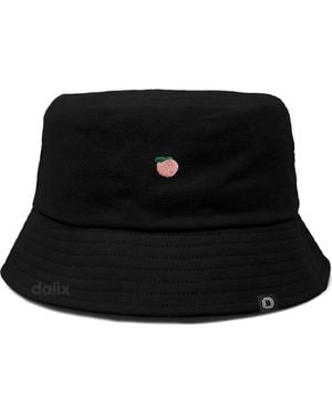 Alix Lil Peach Bucket Hat - Black