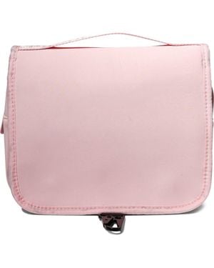 Pop Ups Brand Neoprene Water Resistant Hanging Toiletry Case - Pink