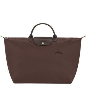 Longchamp Large Le Pilage Travel Bag - Brown
