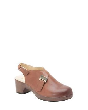 Alegria By Pg Lite Maribel Baroque Leather Clog - Brown