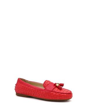 Amalfi by Rangoni Danila Tassel Driving Loafer - Red