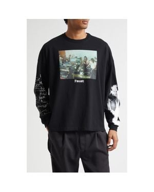 Undercover Faust Logo Sleeve Graphic T-Shirt - Black