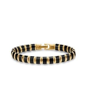 David Yurman Spiritual Beads Flat Bead Bracelet - Black