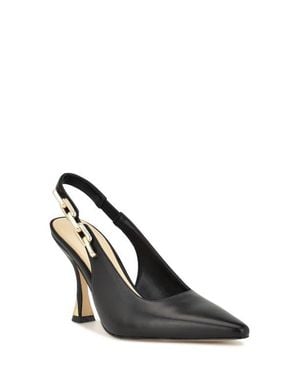 Nine West Veroni Slingback Pointed Toe Pump - Black