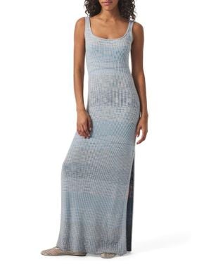 Splendid Adalyn Sleeveless Ribbed Sweater Dress - Blue