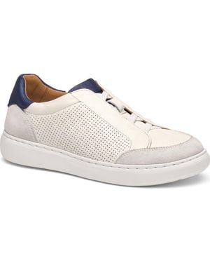 Johnston & Murphy Kids' Anders Sneaker - White