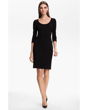 St. John Milano Knit Dress - Black