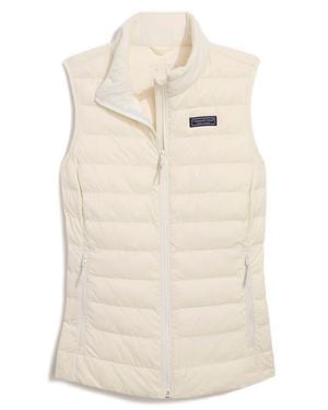 Vineyard Vines Shoreline Primaloft Insulated Puffer Vest - Natural