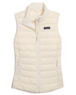 Vineyard Vines Shoreline Primaloft Insulated Puffer Vest - Natural