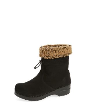 Sanita Yama Fleece Bootie - Black