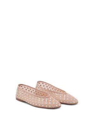 Mango Embellished Ballet Flat - Pink