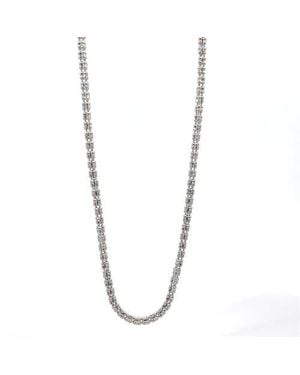 Ancona Jewelry 14K Diamond-Cut Ice Chain Necklace Inch 2.5Mm 12.2G - Metallic