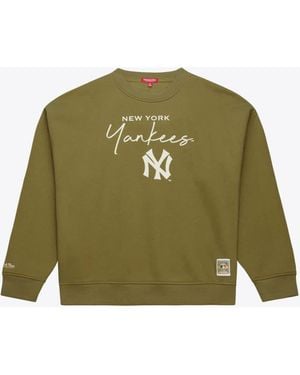 Mitchell & Ness New York Yankees Cooperstown Collection Fleece Sweatshirt - Green