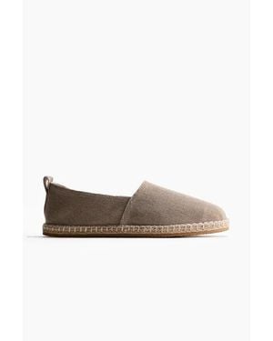 H&M Canvas Espadrilles - Brown