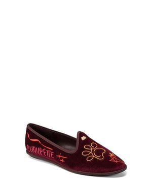 KARL LAGERFELD Vaneda Ikonic Loafer - Red