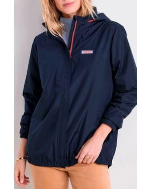 Vineyard Vines Storm Packable Water Resistant Jacket - Blue