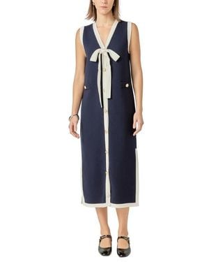English Factory Sleeveless Sweater Dress - Blue