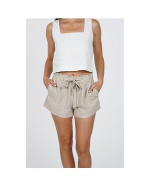 LEISURE LAB Tuscany Cabana Short - White