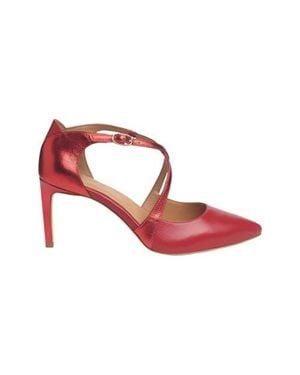 Joan Oloff Shoes Desire Pump - Red