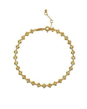 Satya Jewelry Illuminating Energy Anklet - Metallic