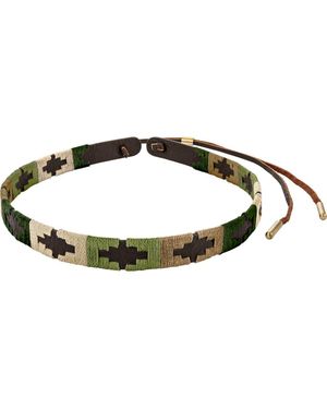 Pampeano Pampa Leather Hat Band - Green