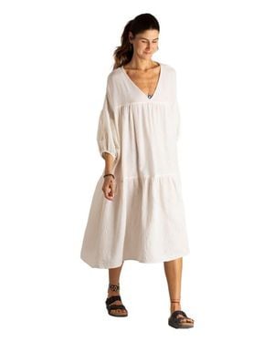loom.ist Sile Fully-Pleated Dress - Natural