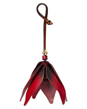 Tory Burch Flower Bag Charm - Red