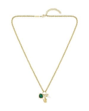 Lacoste Umpire Pendant Necklace - Metallic