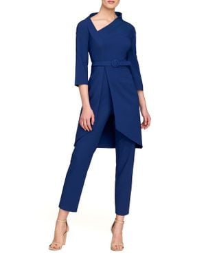 Kay Unger Perdita Jumpsuit - Blue
