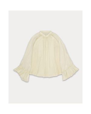 Fortela Ambre Cotton Silk Blouse - White