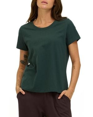 Threads For Thought Emmy Essential Organic Cotton T-Shirt - Green