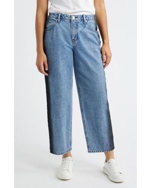 City Blues High Waist Crescent Leg Jeans - Blue
