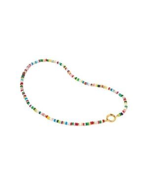 Little Sky Stone Cameron Beaded Necklace - White