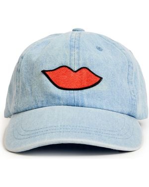 Clare V. Denim Baseball Cap - Blue