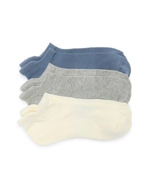 Nordstrom 3-Pack Everyday Tab Quarter Socks - Blue