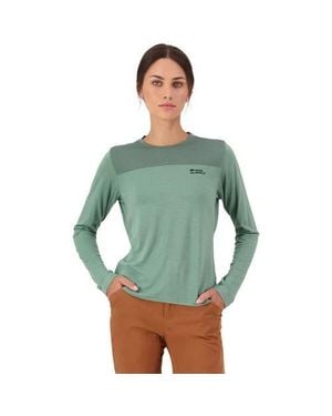 Mons Royale Diversion Merino Long-Sleeve Bike Jersey - Green