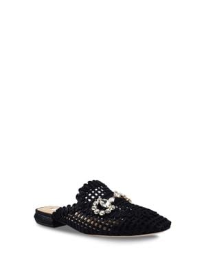 Zigi Isabelle Crystal Bit Mule - Black