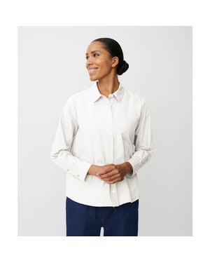 Masai Maimma Long Sleeve Collared Shirt - White