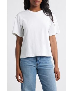 Madewell Back Pleat Classic T-Shirt - White