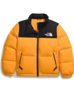 The North Face Kids' 1996 Retro Nuptse Packable 700 Fill Power Down Jacket - Orange