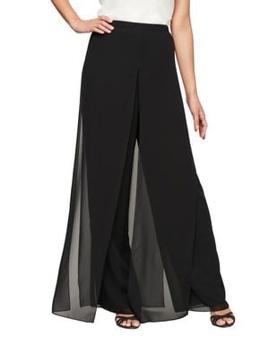 Alex Evenings Beaded Lace Evening Dress With Bolero (plus Size) - Black