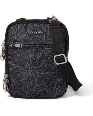Baggallini Securtex Anti-Theft Mini Everything Crossbody - Black
